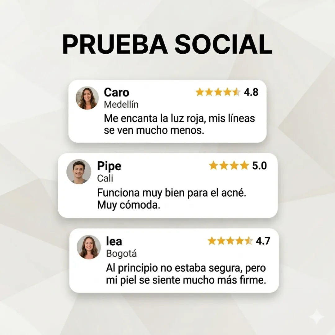 LumiSkin Pro™ 7 en 1 | La piel que quieres ver en el espejo, ahora es posible.