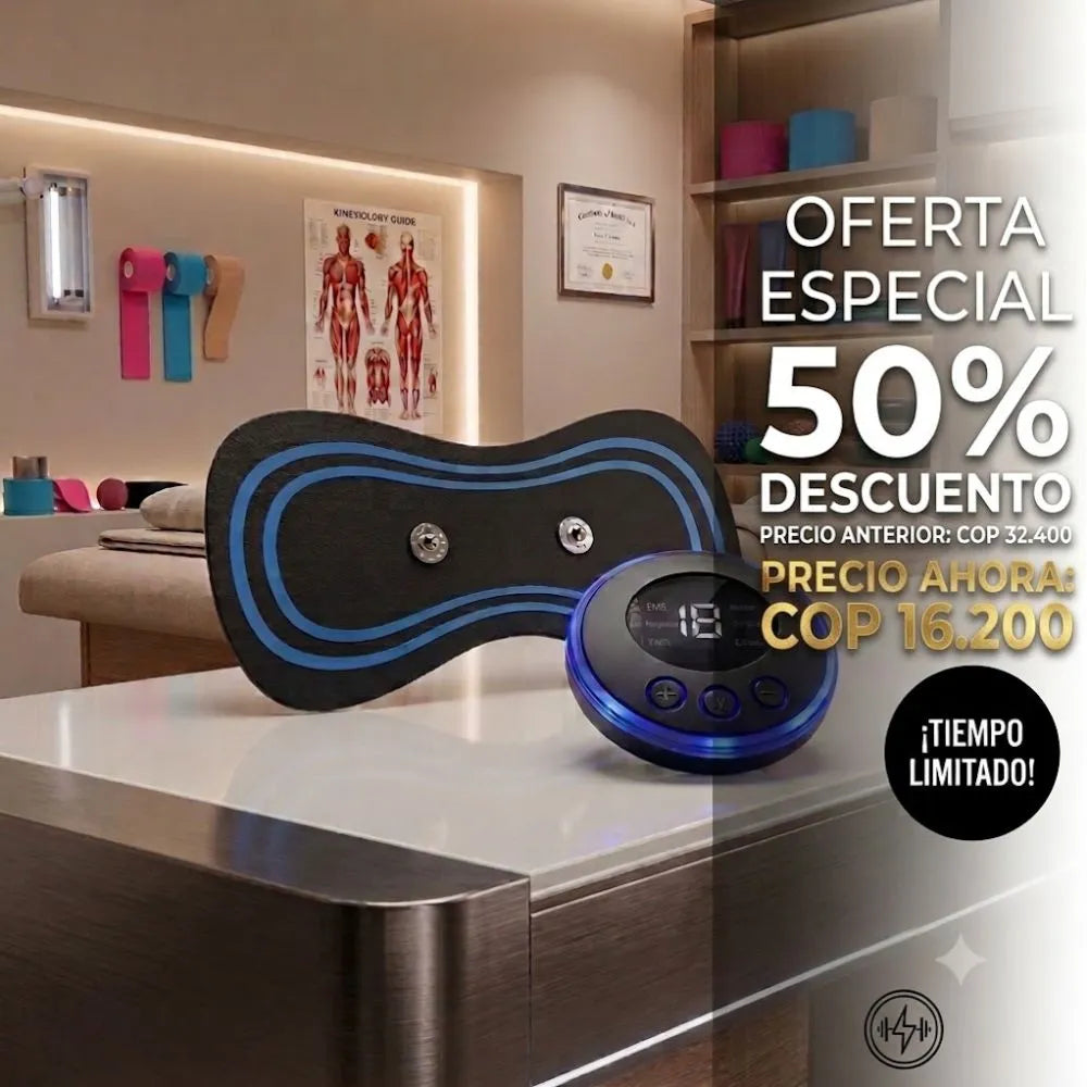 RelaxPulse™ | Masajeador Inteligente de 8 Intensidades
