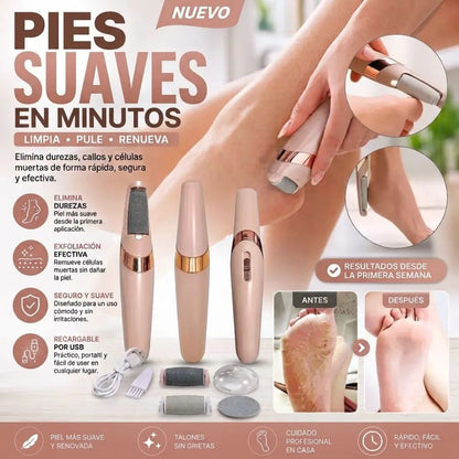 PediGlow™ | Recupera unos pies suaves, lisos y hermosos en minutos, sin dolor ni esfuerzo