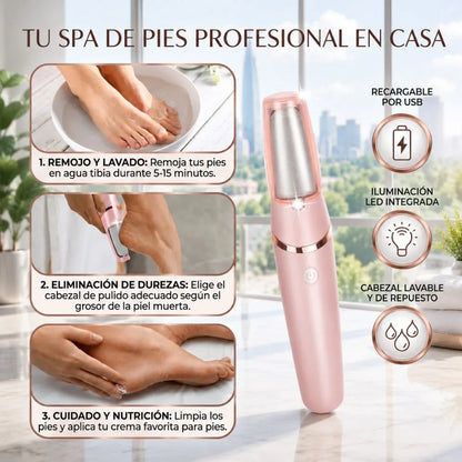 PediGlow™ | Recupera unos pies suaves, lisos y hermosos en minutos, sin dolor ni esfuerzo